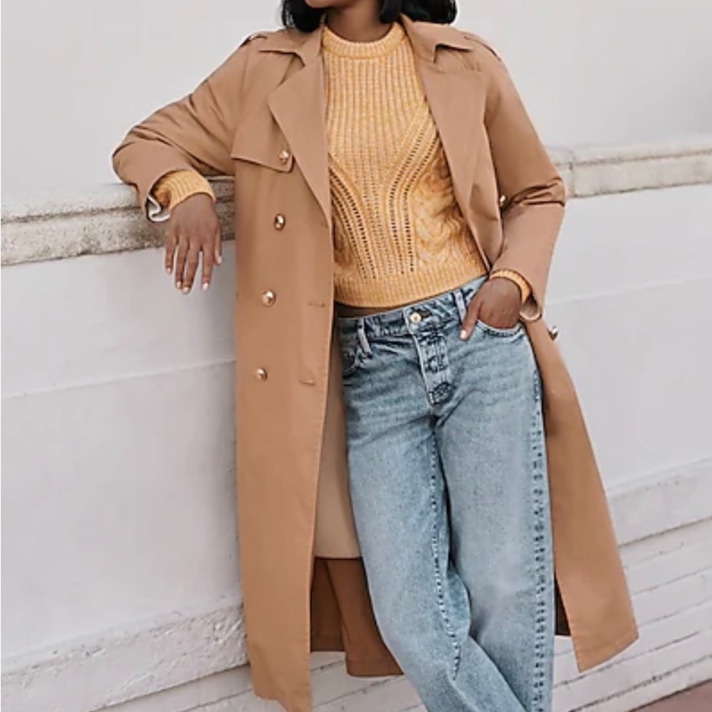 Express nylon trench coat Beige